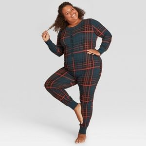 Hearth & Hand with magnolia plaid onesie j…